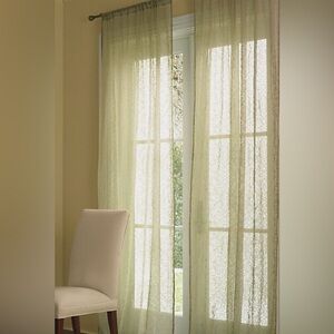 Etched Filigree Drapery from Restoration Hardware